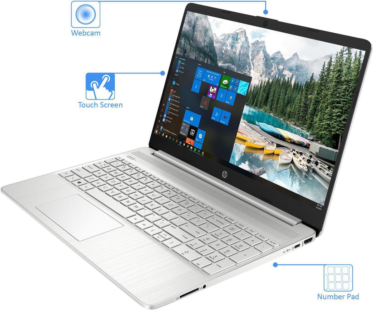 Alt view image 2 of 7 - HP 15 Laptop, 15.6" IPS FHD Display, Intel Core i5-1135G7 Upto 4.2GHz, 16GB RAM, 512GB NVMe SSD, HDMI, Card Reader, Wi-Fi, Bluetooth, Windows 11 Home S