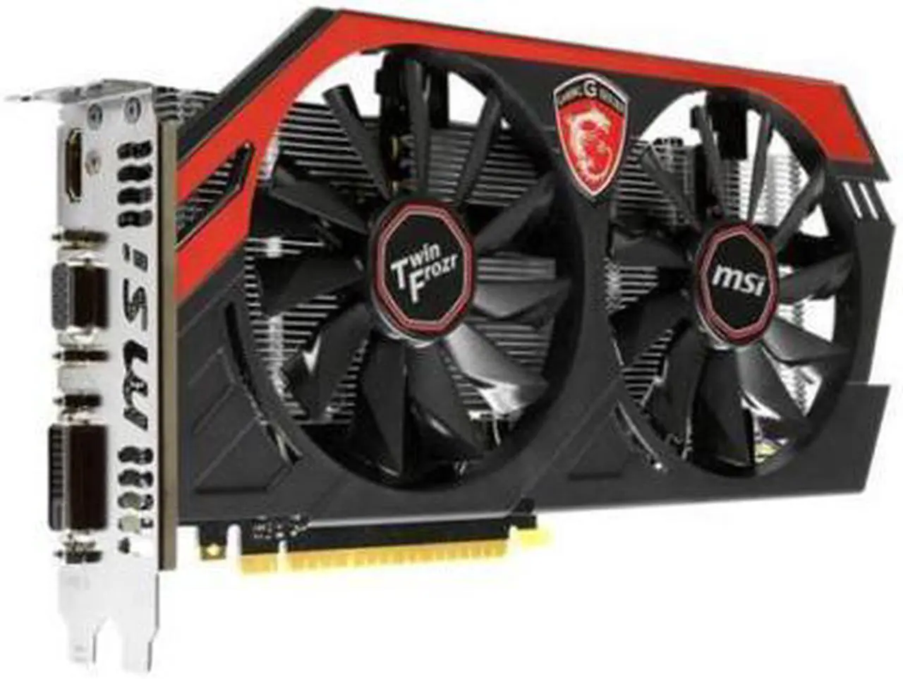 Alt view image 4 of 5 - MSI GeForce GTX 750Ti 2GB GAMING DirectX 12 N750Ti TF 2GD5/OC 128-Bit GDDR5 PCI Express 3.0 x16 HDCP Ready Video Graphics Card