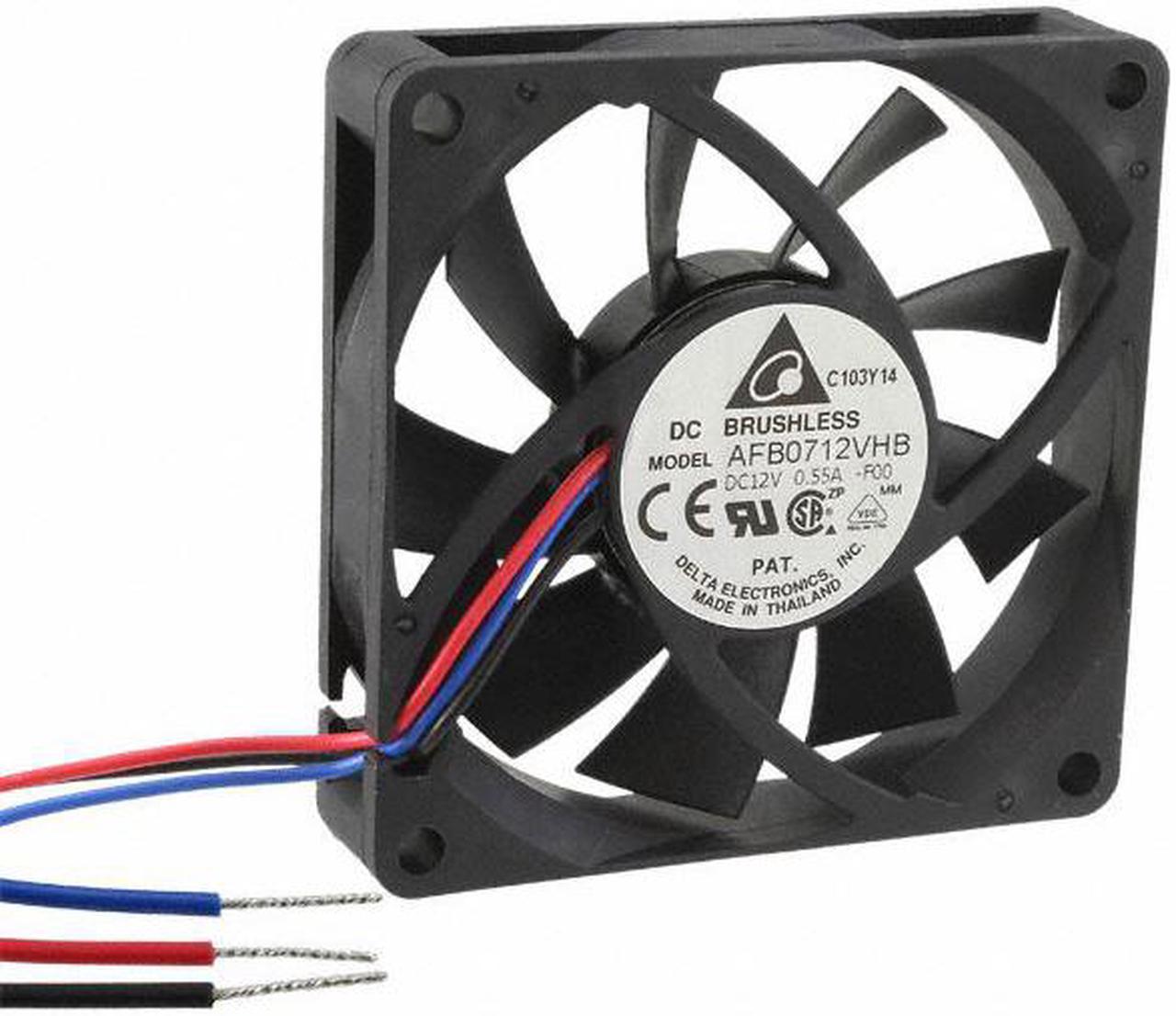 Delta AFB0712VHB 4-Pin Sensor 70MM Fan