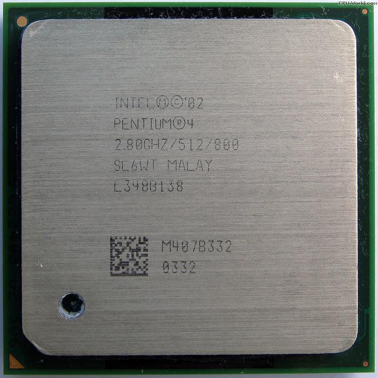 Intel Pentium 4 2.80GHz 800MHz FSB 512KB L2 Cache Socket mPGA478