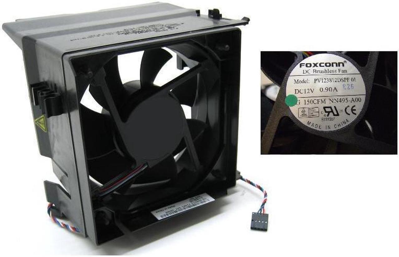 Dell NN495-A00 fan 12V with 4 wire 5 pin  & shroud