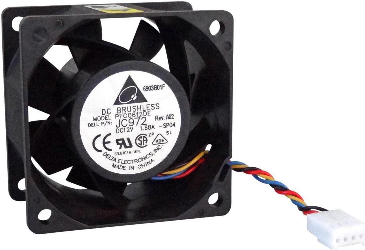 DELL Pfc0612De 60 X60 X38Mm 12V Fan Assembly For Poweredge 2950