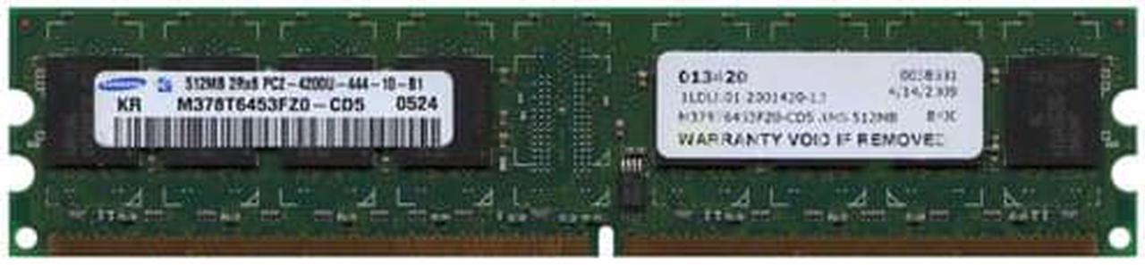 Memory 512Mb 2Rx8 Pc2-4200U-444-1--B1 Kr M378T6453Fz0-Cd5