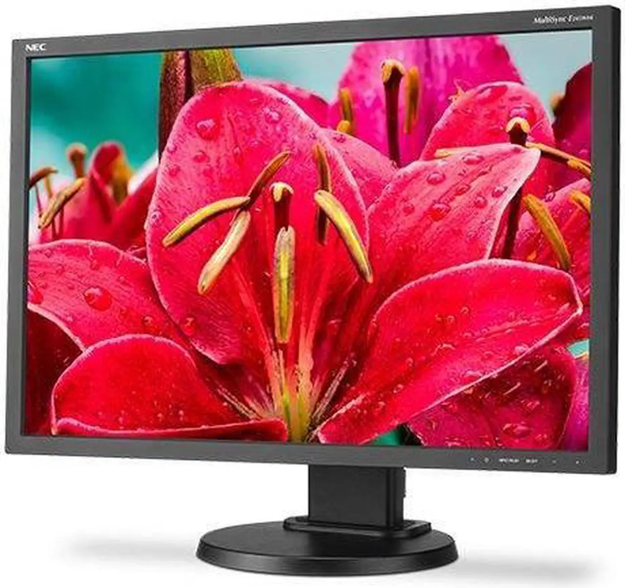 Alt view image 14 of 14 - NEC Display Solutions 24" E245WMI-BK MultiSync Professional Monitor IPS 1920 x 1200, 1000:1 contrast, DisplayPort, DVI-D, VGA, Height & Tilt Adjust, VESA Mountable