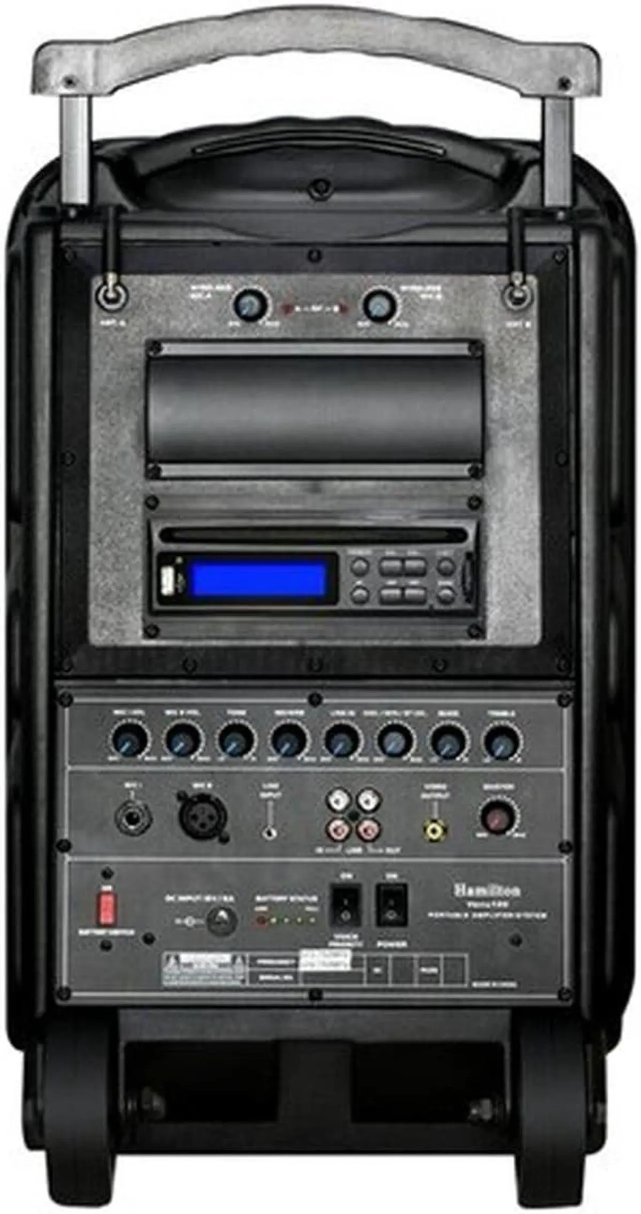 Alt view image 4 of 15 - HamiltonBuhl High Quality PA System - DVD/CD/MP3 Bluetooth and Wireless Handheld Microphones