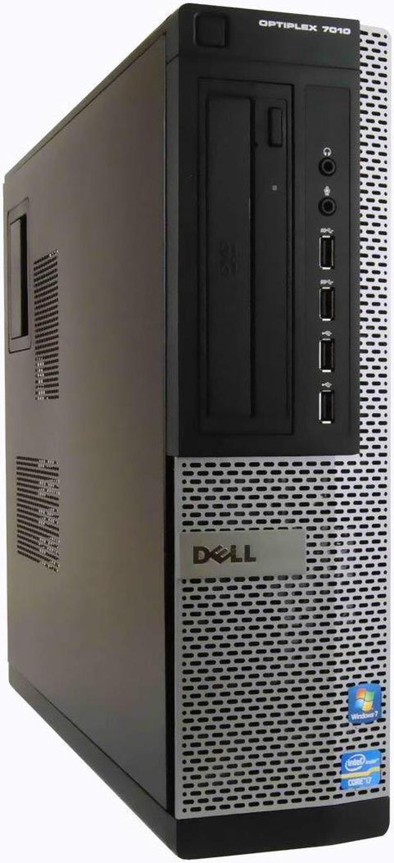 Dell Optiplex 7010 Business Desktop Computer PC (Intel Quad Core i5-3470,8G 240G SSD HDMI Wireless WiFi DVD-RW Buletooth 4.0 Win10Pro,1G Graphics -Support-English/Spanish