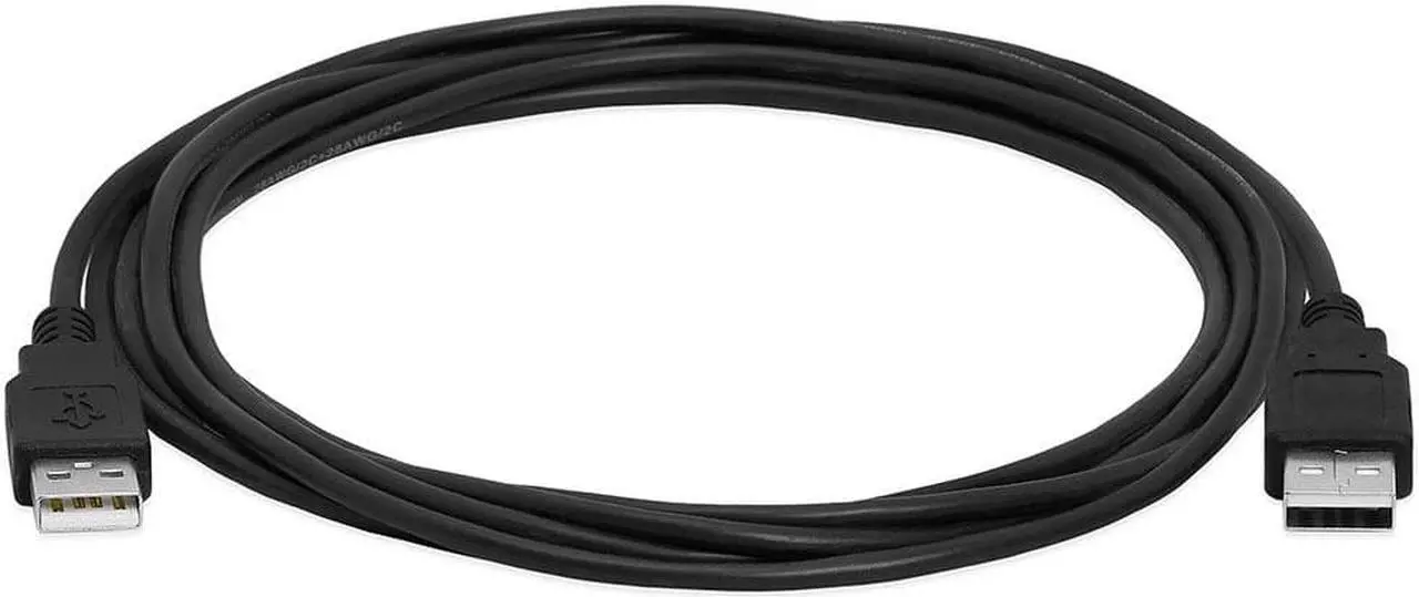 Alt view image 2 of 3 - USB 2.0 A to USB A Male High-Speed 480 Mbps Cable Data Transfer Hard Drive Enclosures Modems Printers Cameras - 10 Feet
