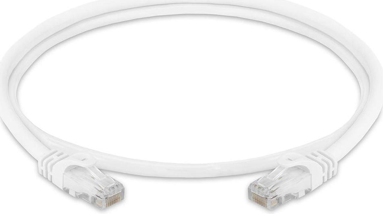 Alt view image 2 of 7 - Cmple - [5 PACK] 3 Feet Cat6 Ethernet Cable, 10 Gigabit Network Cord, Ethernet Patch Cable, Computer LAN Internet Cable with Snagless RJ45 Connectors, Modem Wire - White
