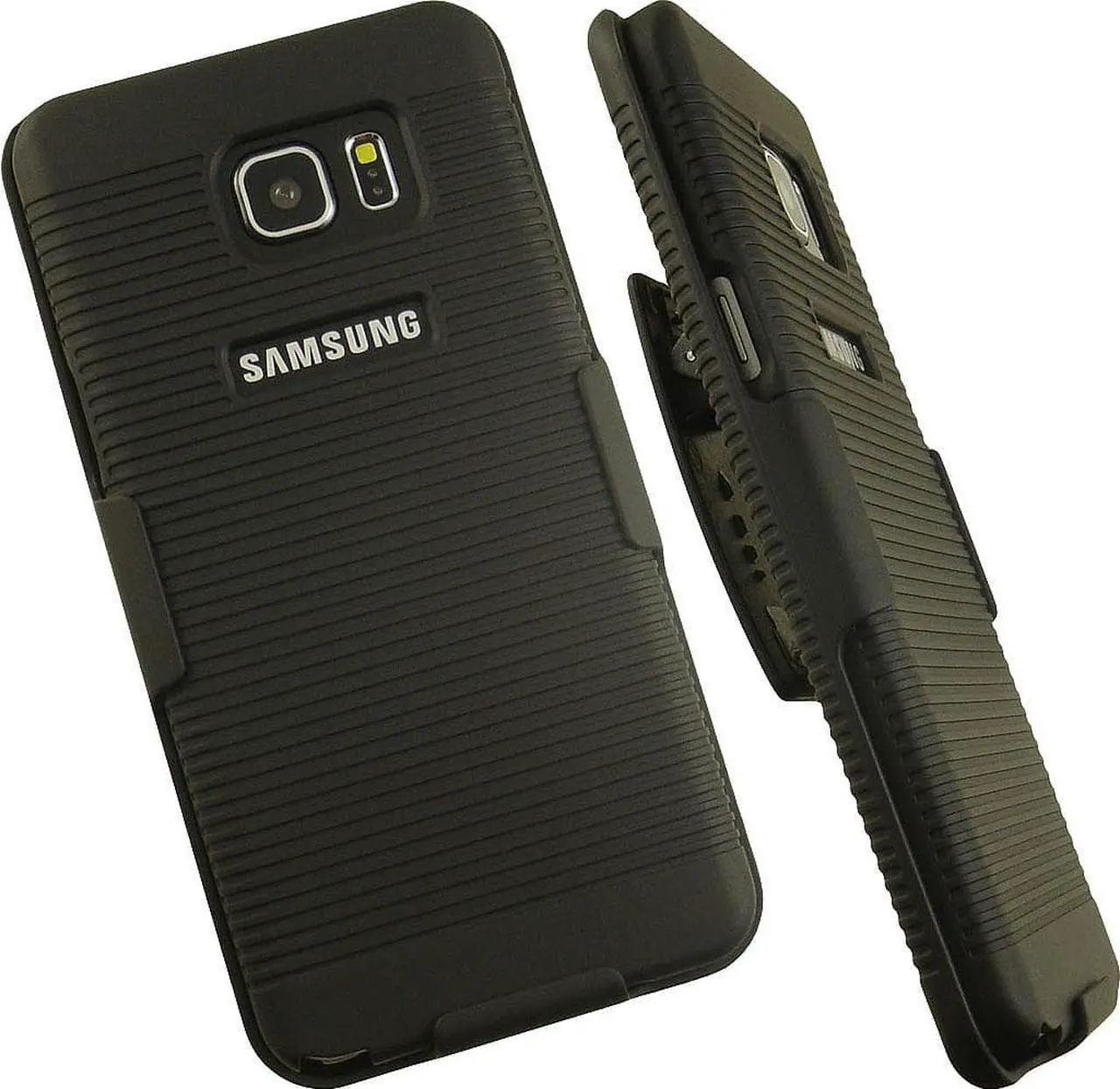 Main image of NEW BLACK HARD CASE COVER + BELT CLIP HOLSTER STAND FOR SAMSUNG GALAXY NOTE 5