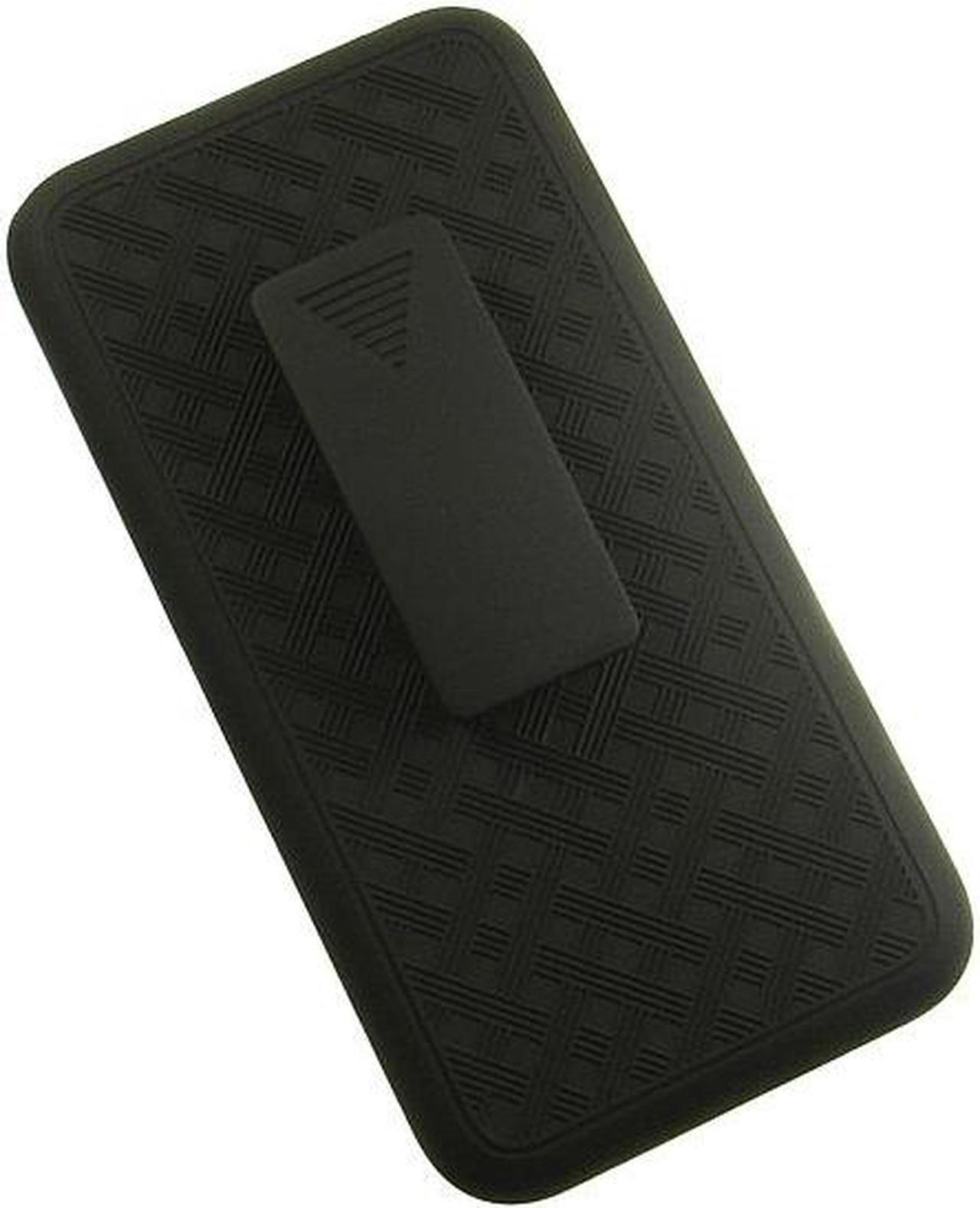 Alt view image 5 of 7 - BLACK WEAVE KICKSTAND HARD CASE + BELT CLIP HOLSTER STAND FOR iPHONE 6 PLUS 5.5"
