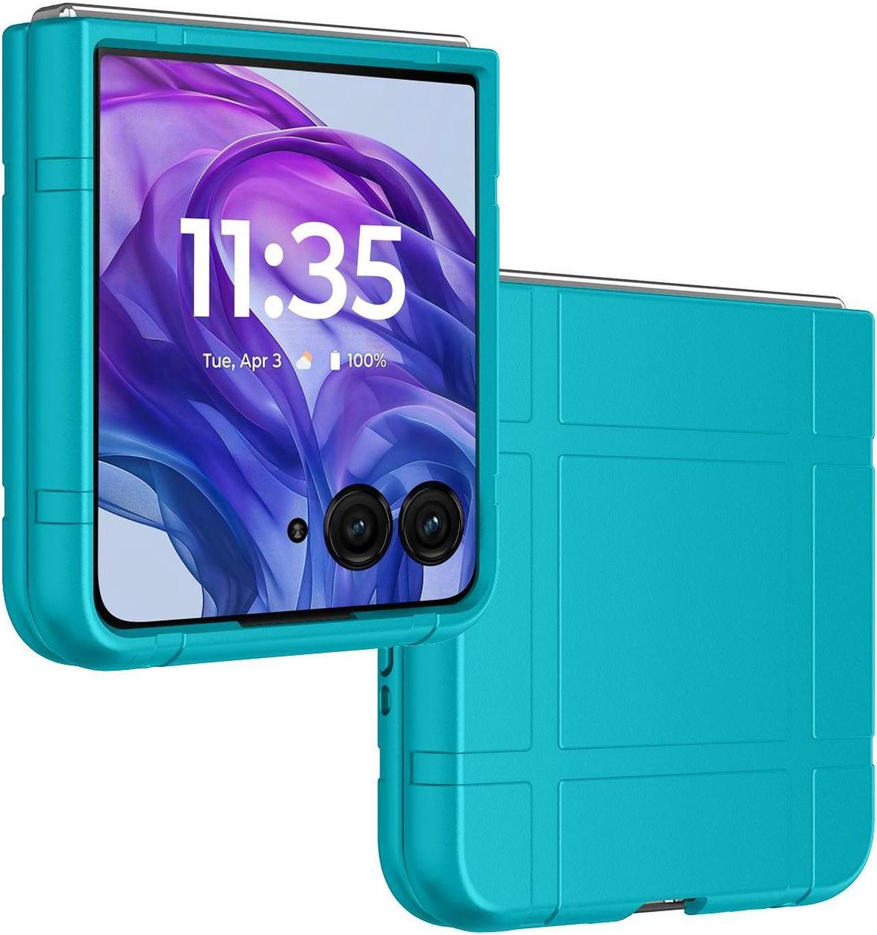 Hard Case Slim Cover for Motorola RAZR+ 2024 (RAZR 50 Ultra) Aqua