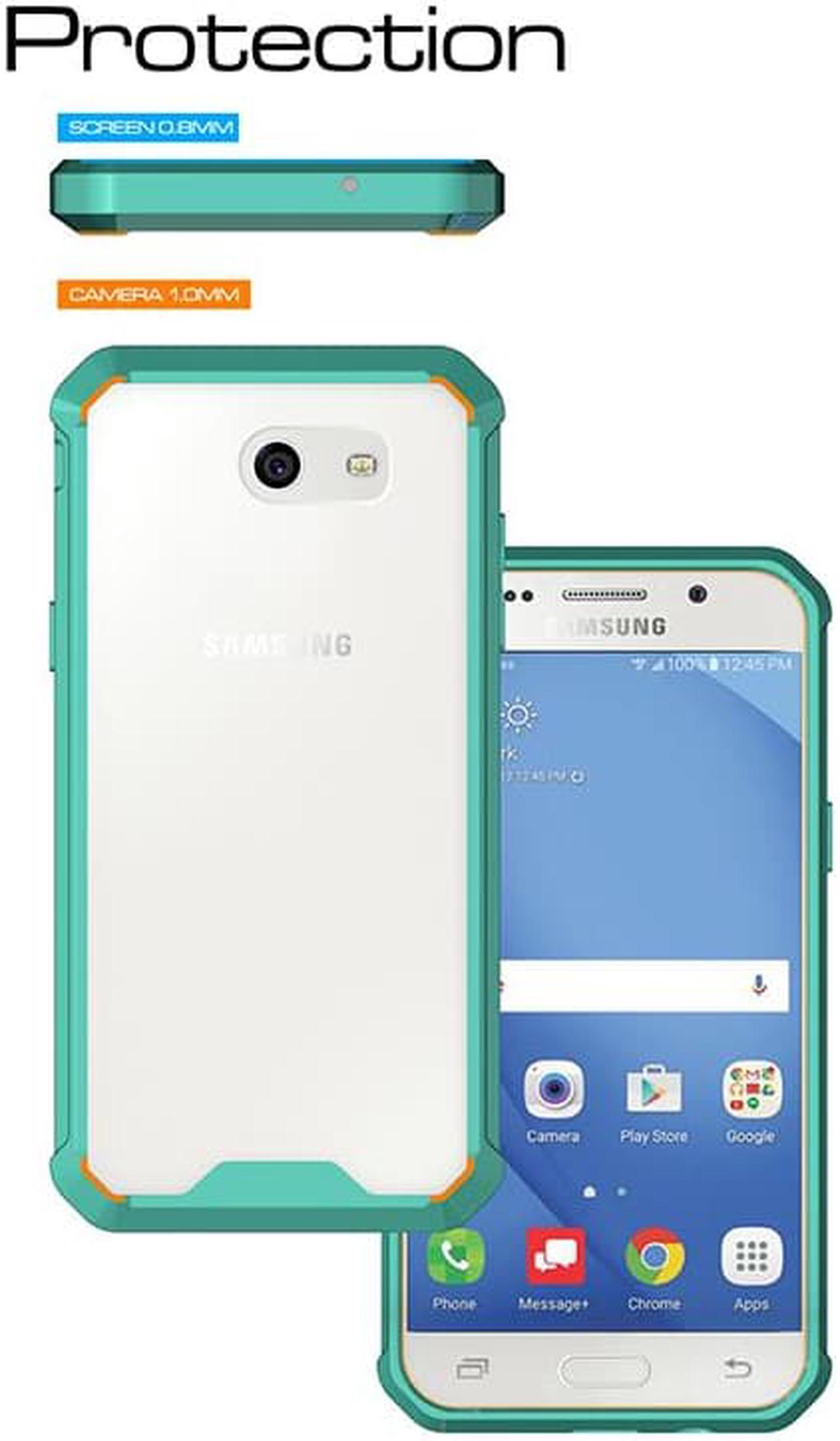 Alt view image 5 of 7 - MINT/CLEAR ANTI-SHOCK TPU CASE HARD COVER FOR SAMSUNG GALAXY J3 EMERGE 2017