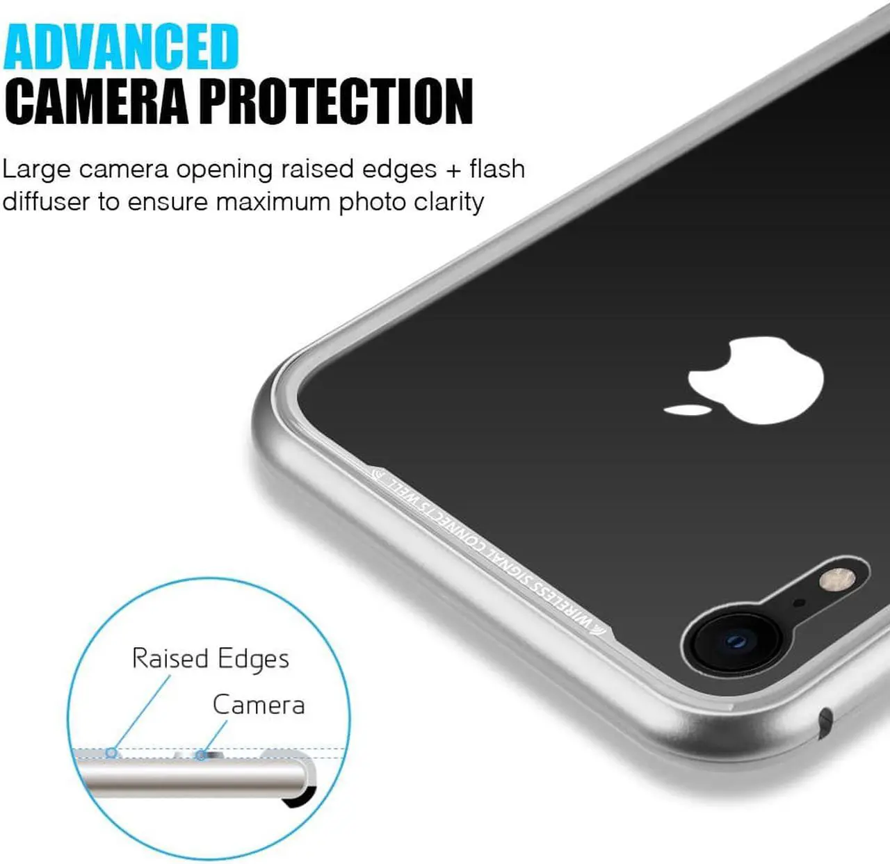 Alt view image 6 of 7 - Silver Magnetic Snap Case Cover Clear Tempered Glass Back for iPhone XR 10R 6.1"