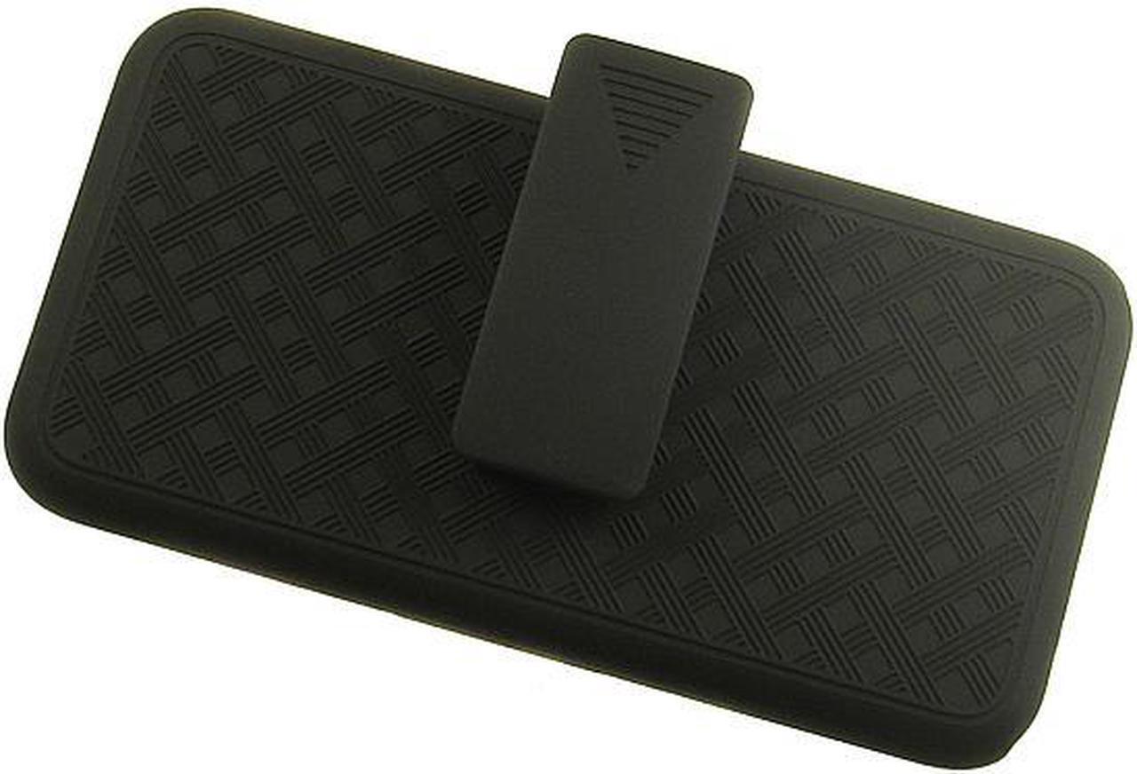 Alt view image 6 of 7 - BLACK WEAVE KICKSTAND HARD CASE + BELT CLIP HOLSTER STAND FOR iPHONE 6 PLUS 5.5"