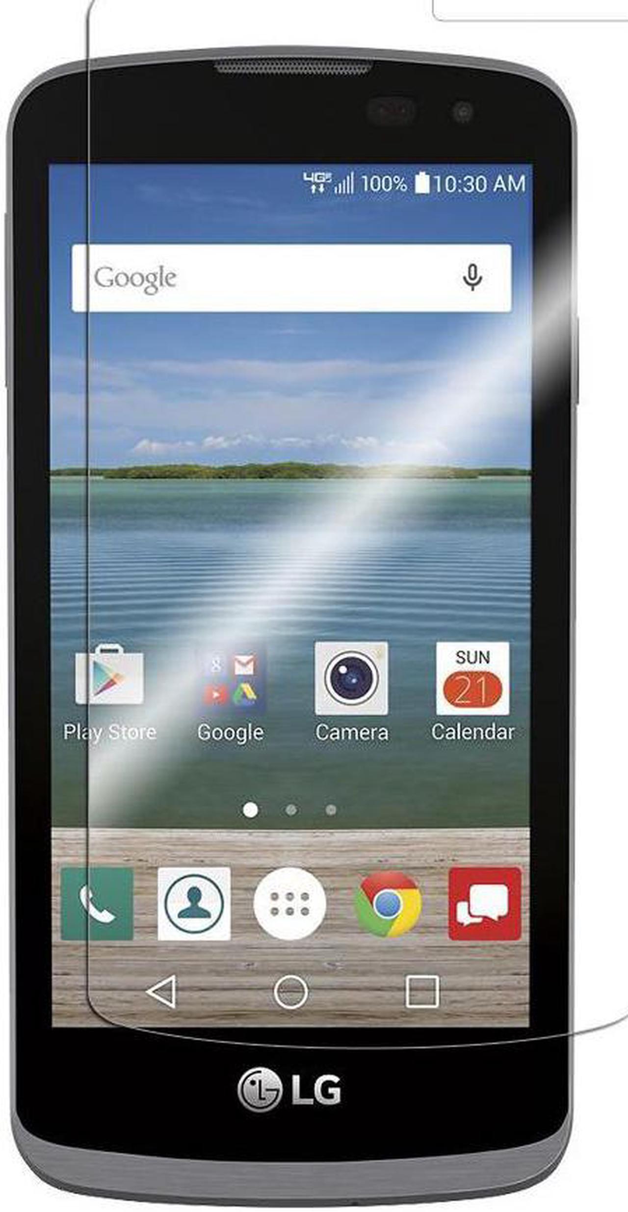 Alt view image 5 of 7 - PUREGEAR TEMPERED GLASS SCREEN PROTECTOR FOR LG OPTIMUS ZONE-3, K4, SPREE, REBEL