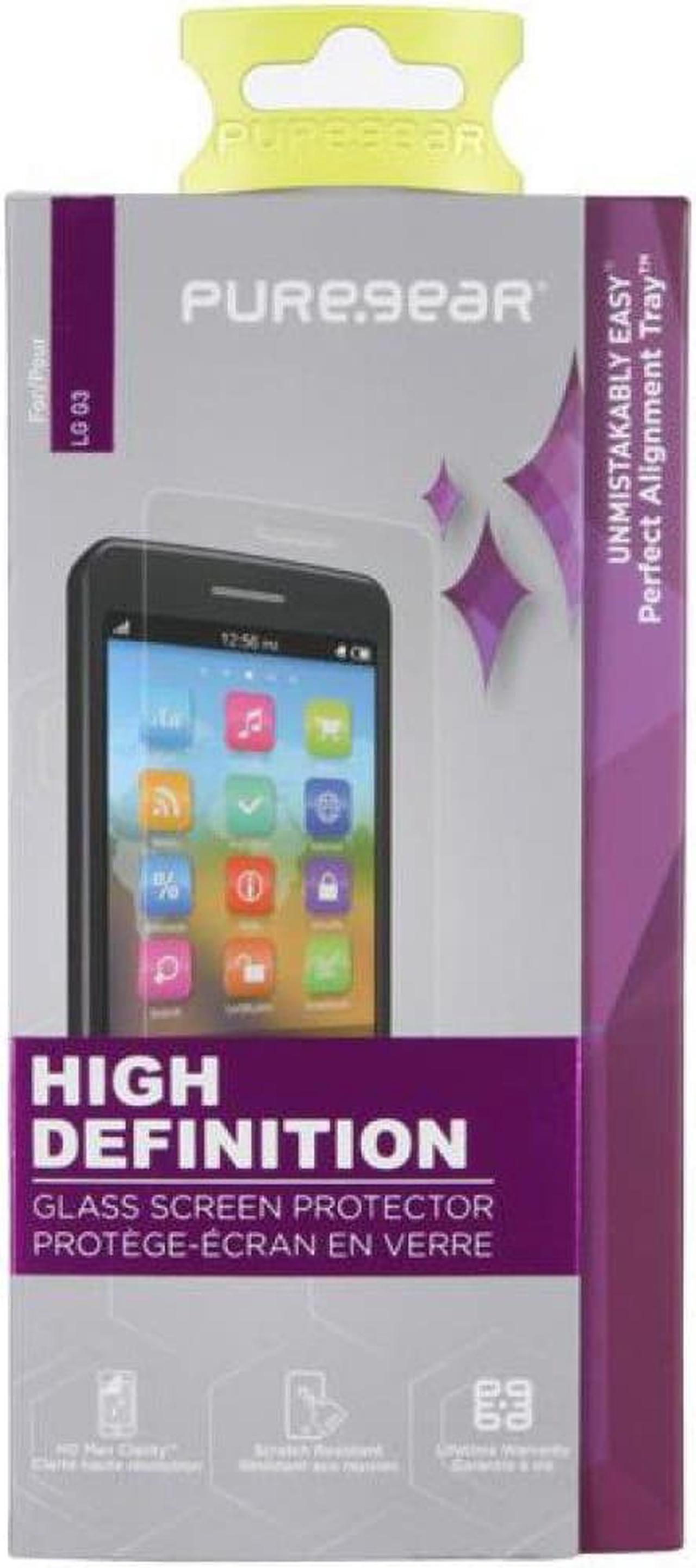 Alt view image 2 of 7 - PUREGEAR PURETEK HARD TEMPERED GLASS SCREEN PROTECTOR + KIT TRAY FOR LG G3