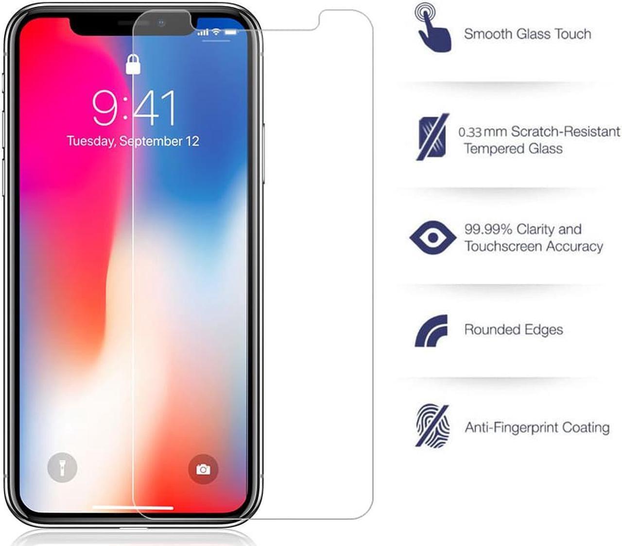 Alt view image 2 of 6 - 2X Tempered Glass Screen Protector Scratch Guard for Apple iPhone Xs Max 6.5"