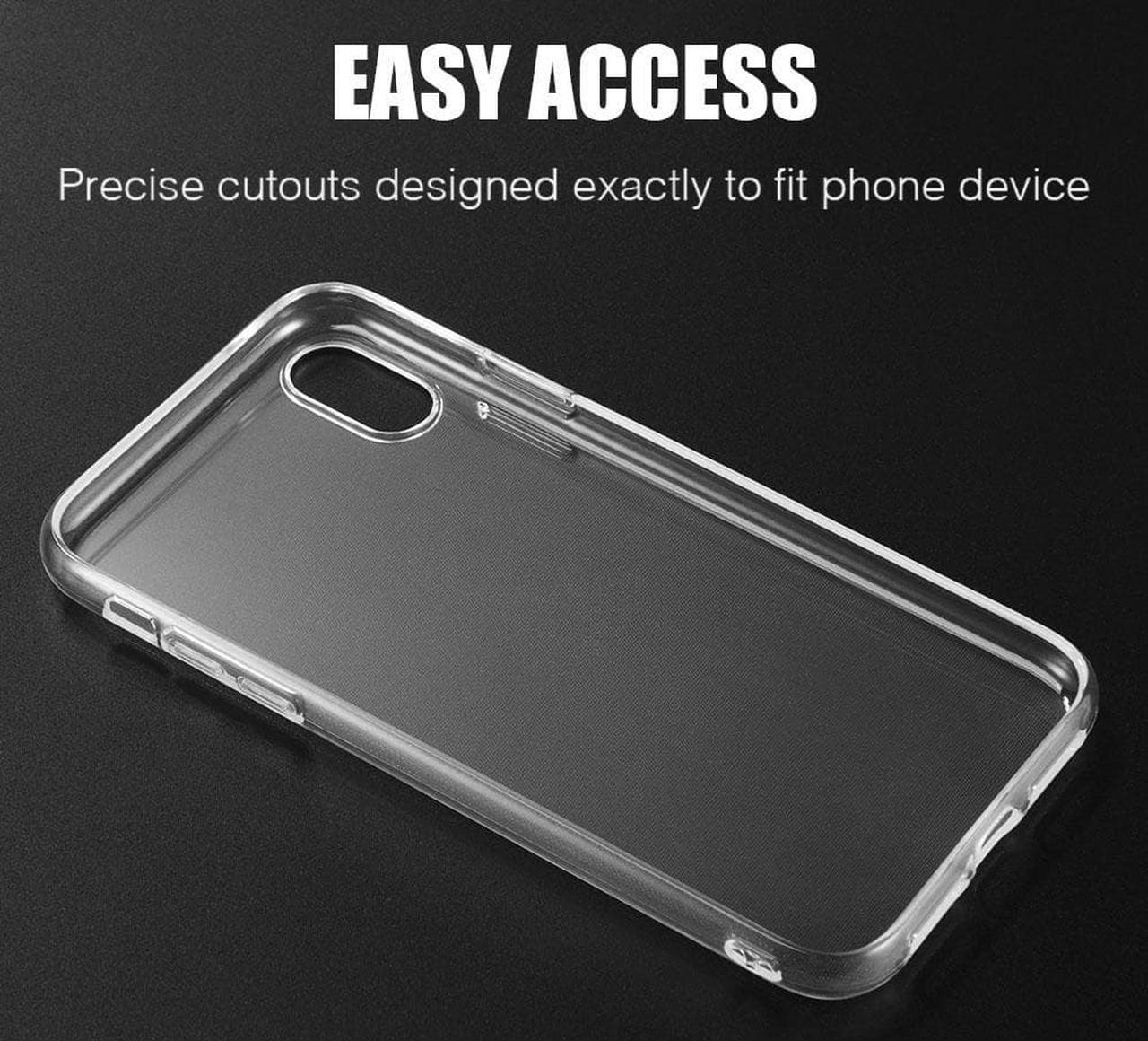 Alt view image 2 of 6 - Transparent Clear Flex Gel TPU Skin Case Cover for Apple iPhone XR 6.1"