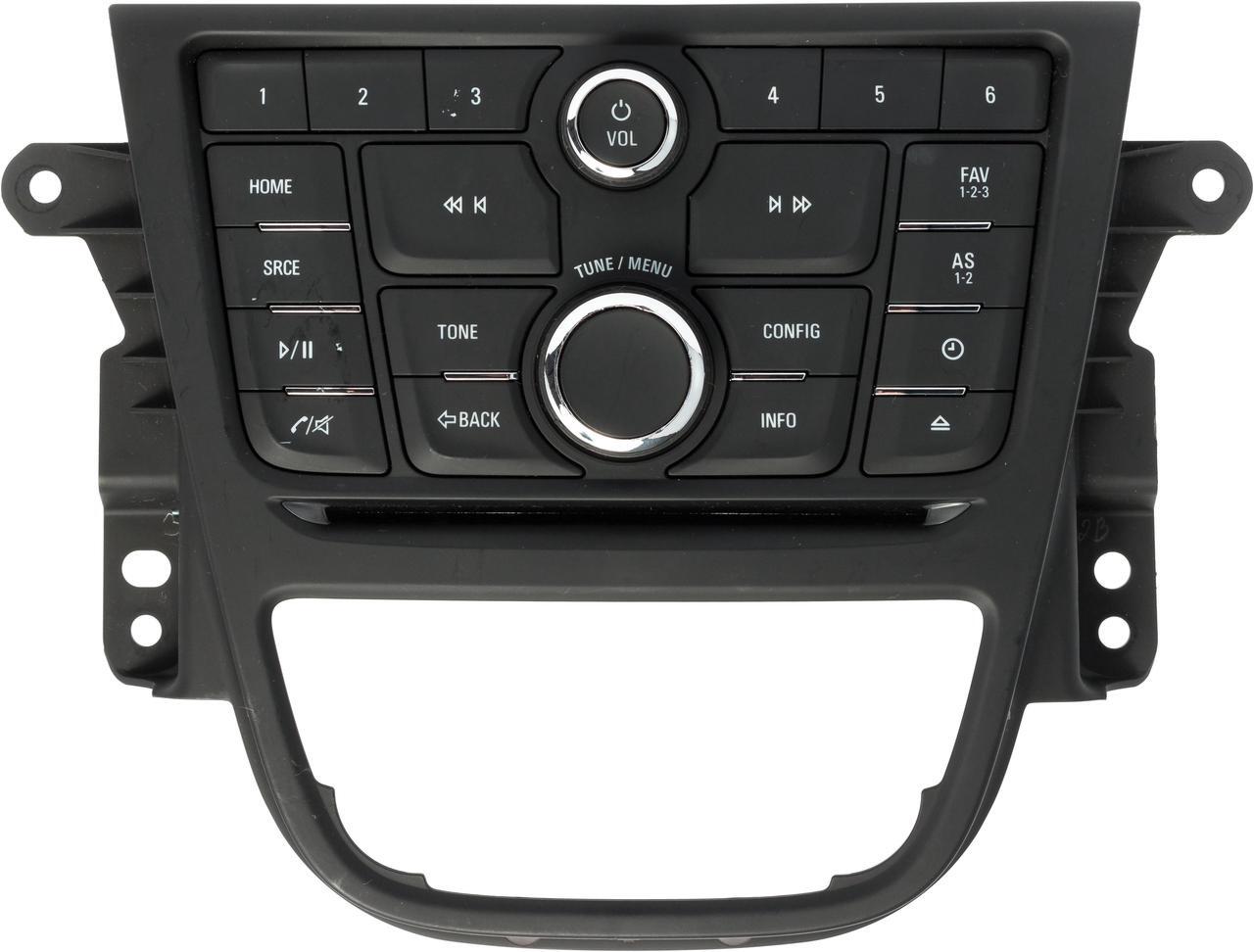 Main image of 2013-2016 Buick Encore Radio and CD Player Control Panel Part Number 95383984