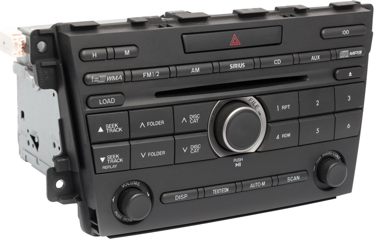 Alt view image 3 of 5 - 2011-2012 Mazda CX-7 AM FM Radio 6 Disc CD Player MP3 Part Number EH4966ARX