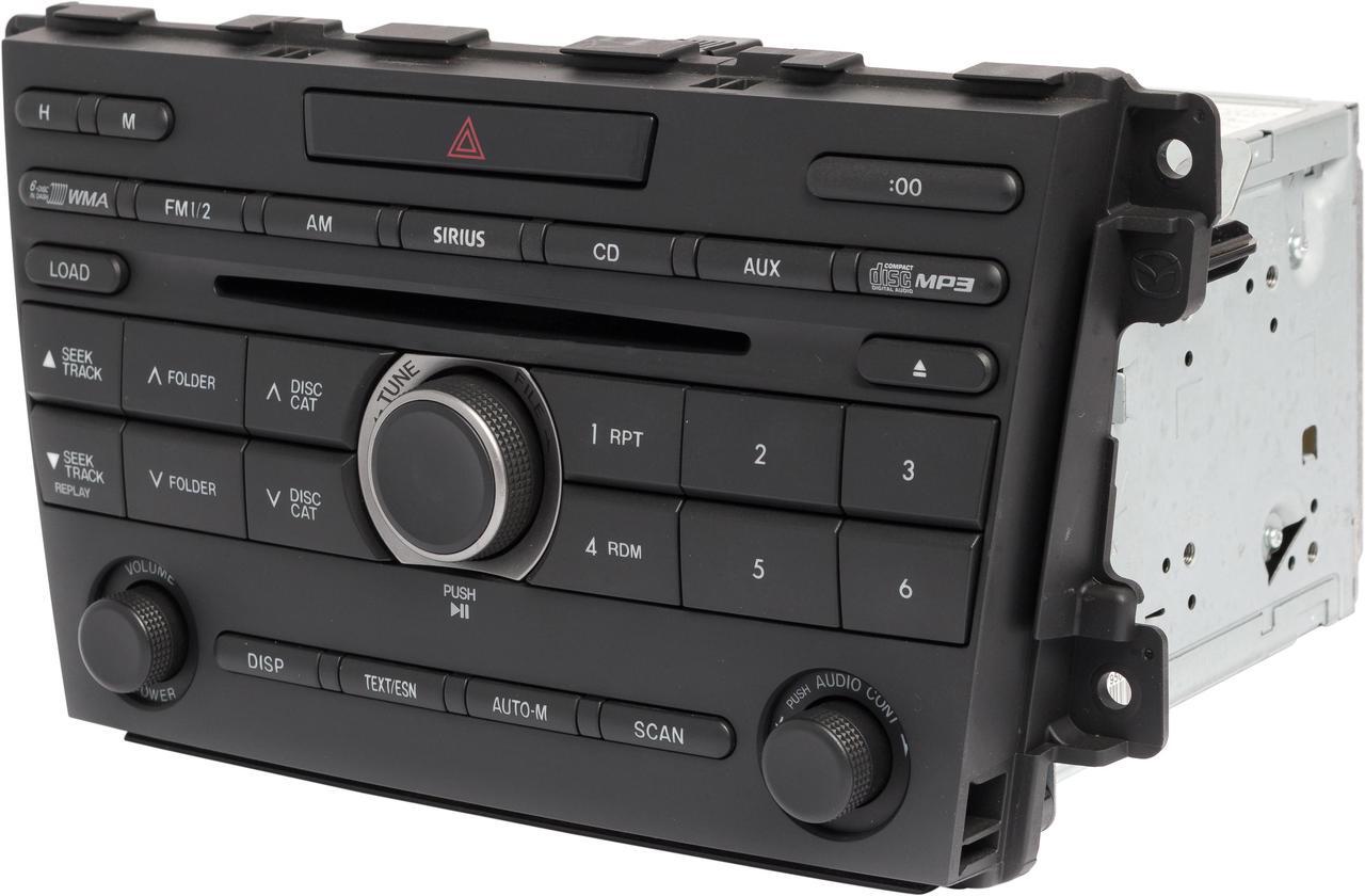 Alt view image 2 of 5 - 2011-2012 Mazda CX-7 AM FM Radio 6 Disc CD Player MP3 Part Number EH4966ARX