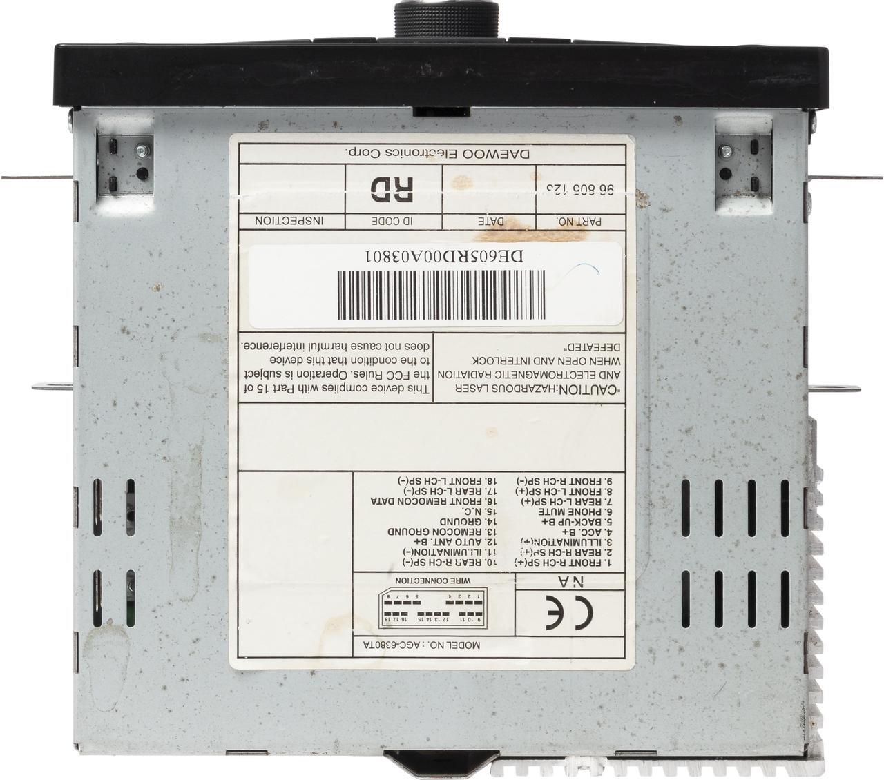 Alt view image 4 of 5 - 2004-2011 Suzuki Swift AM FM Radio Single Disc CD MP3 Player Aux Input 96805123