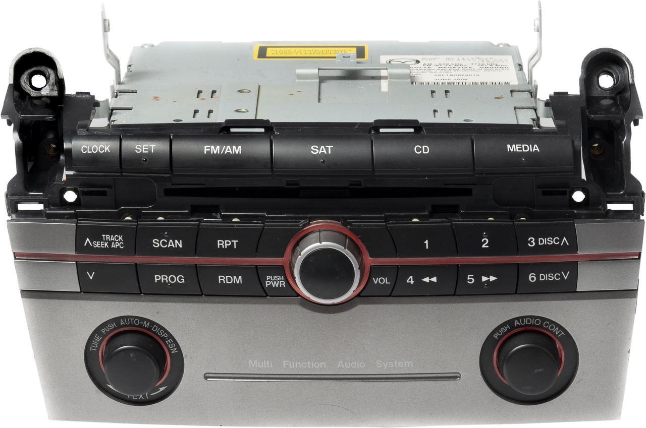 Main image of 2006-2007 Mazda 3 AM FM Satellite-Capable Radio CD Player Model Number BR9E66AR0