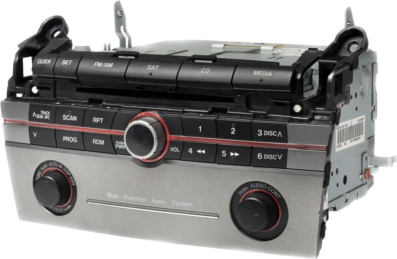 Alt view image 2 of 5 - 2006-2007 Mazda 3 AM FM Satellite-Capable Radio CD Player Model Number BR9E66AR0