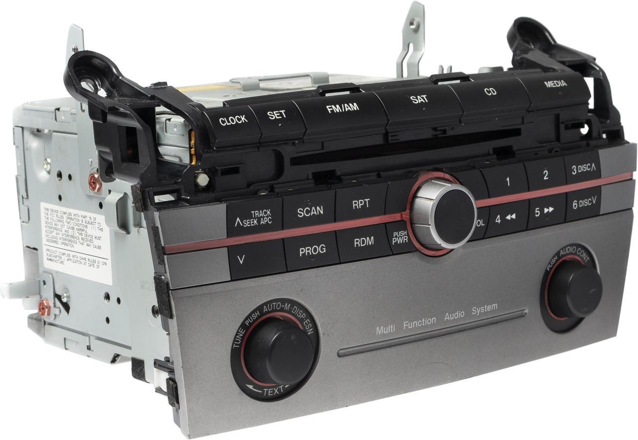 Alt view image 3 of 5 - 2006-2007 Mazda 3 AM FM Satellite-Capable Radio CD Player Model Number BR9E66AR0