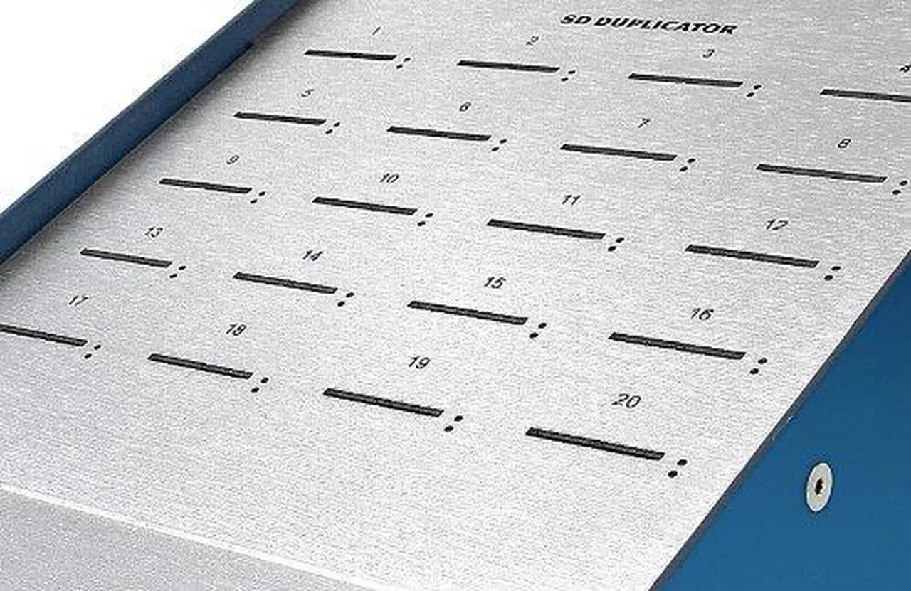 Alt view image 3 of 3 - SD Duplicator 40 Target with mini SD & microSD Adaptors by Nexcopy