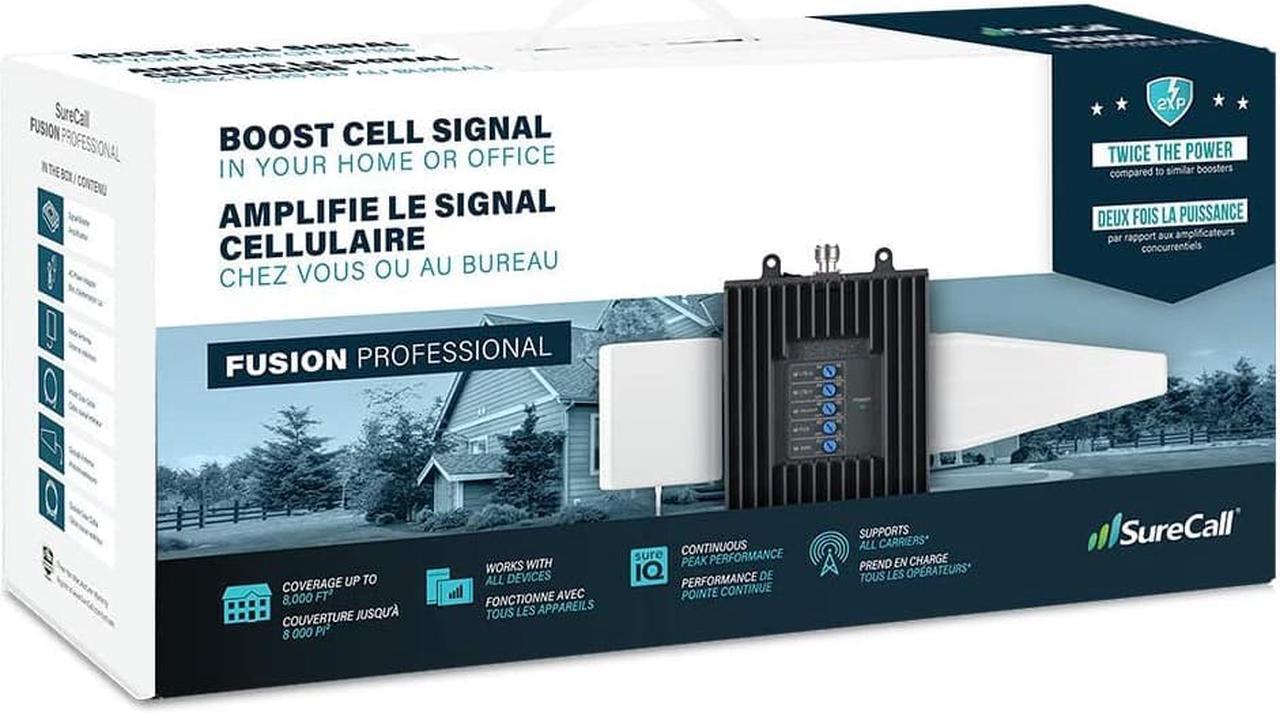 Alt view image 3 of 10 - SureCall Fusion Professional 4G LTE In-Building Cell Phone Signal Booster is Most Powerful Cell Phone Signal Booster for Commercial Buildings and Large Residences