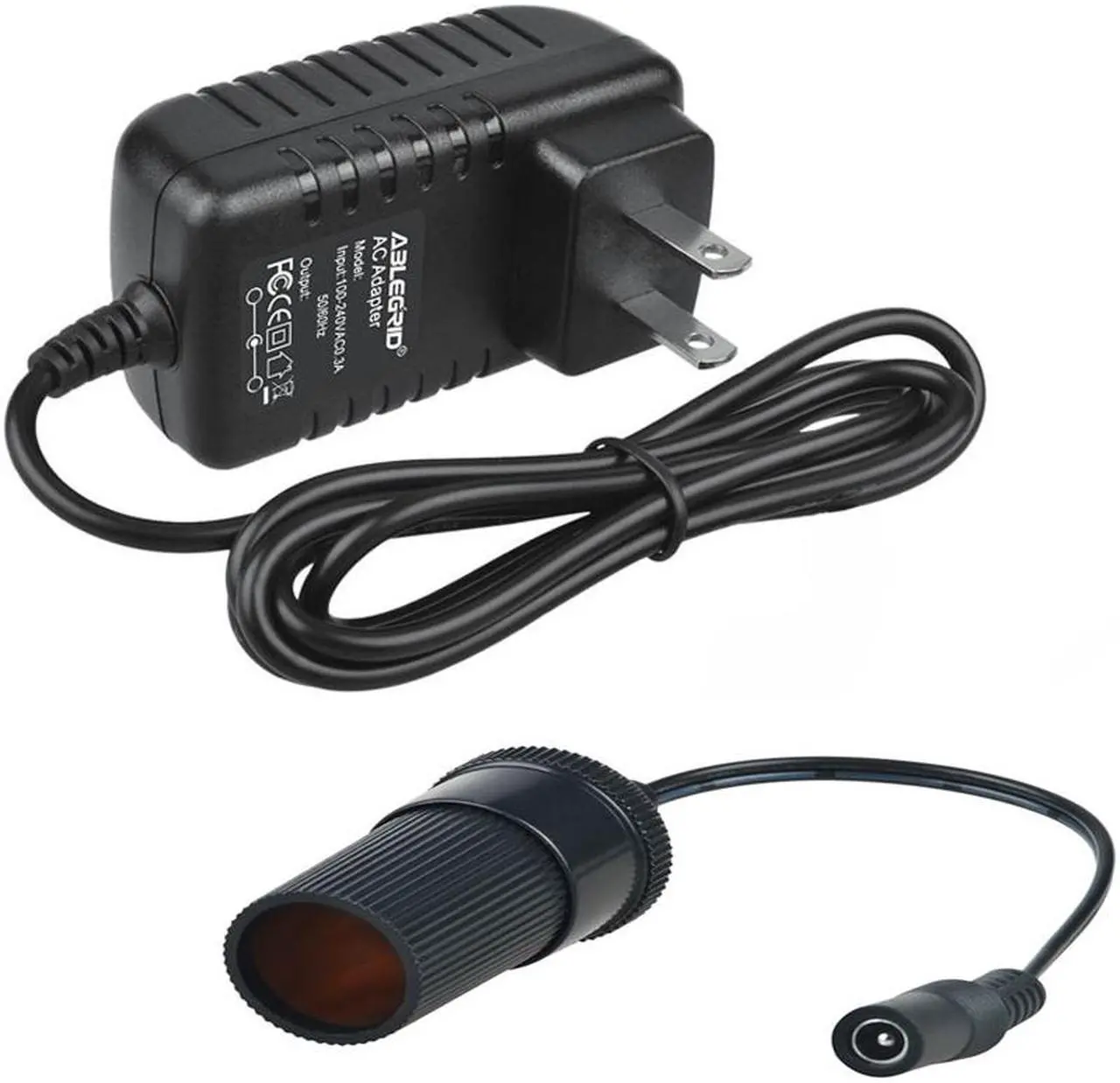 Main image of ABLEGRID Cigarette Lighter Plug Socket DC Adapter for Hobbyzone 4Cell 5Cell 6Cell 7Cell Switching Power Lead Battery