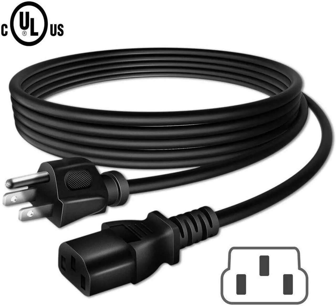 Main image of ABLEGRID 5ft UL Listed AC Power Adapter Cord Cable Lead for Peavey PV 23XO 2-Way Stereo 3-Way Mono Crossover