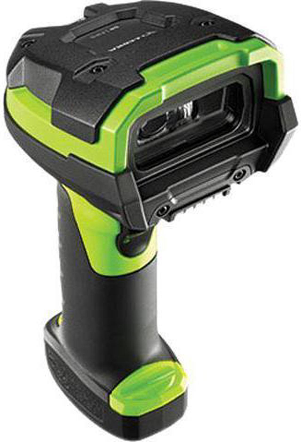 Zebra LI3678 Series industrial barcode scanner LI3678-SR Ultra-Rugged Handheld Barcode Scanner Wireless Connectivity - 1D - Imager - Bluetooth - Industrial Green, Black