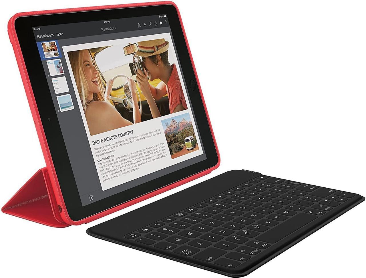 Alt view image 9 of 20 - Logitech Keys to Go Port Portable Keyboard for Apple iPad Air 2 Black 920-006701