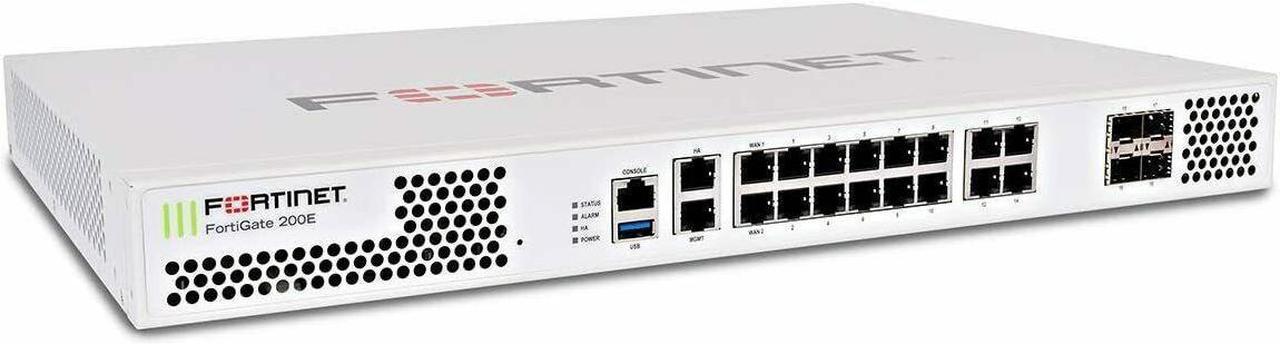 Fortinet FortiGate FG-200E Network Switch + 3 Year License 24x7 FortiCare UTP