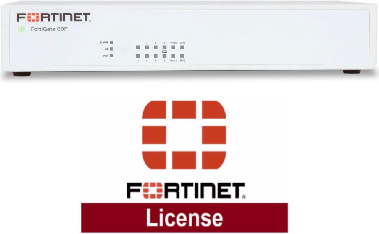 Fortinet FortiGate FG-80F Network Firewall + 5 Year License 24x7 FortiCare UTP