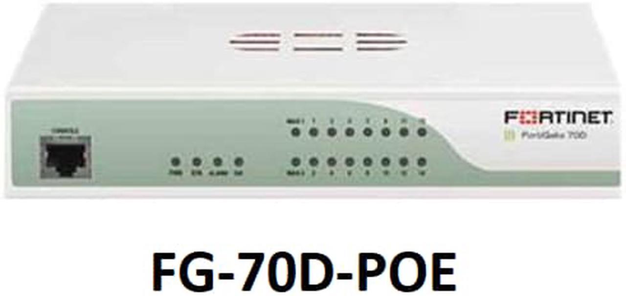 Fortinet FortiGate 70D-POE (FG-70D-POE) Multiple GE RJ45 and PoE GE RJ45