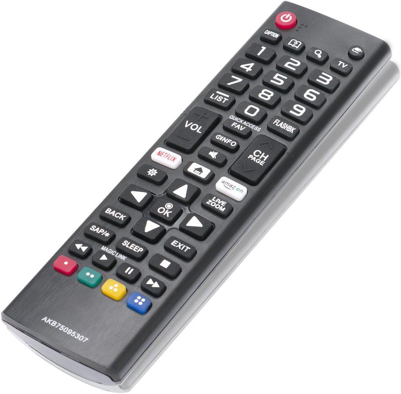 Alt view image 5 of 6 - New AKB75095307 IR Remote Control fit for LG TV Replacement Remote 43UJ6560 49UJ6500 55UJ6540 55UJ6300 60UJ6050 70UJ6570 55SJ8000 OLED55B7A