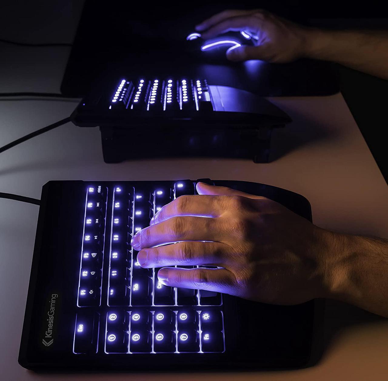 Alt view image 6 of 6 - KINESIS AC910 Lift Kit Tenting Accessory for The Freestyle Edge Split Gaming Keyboard