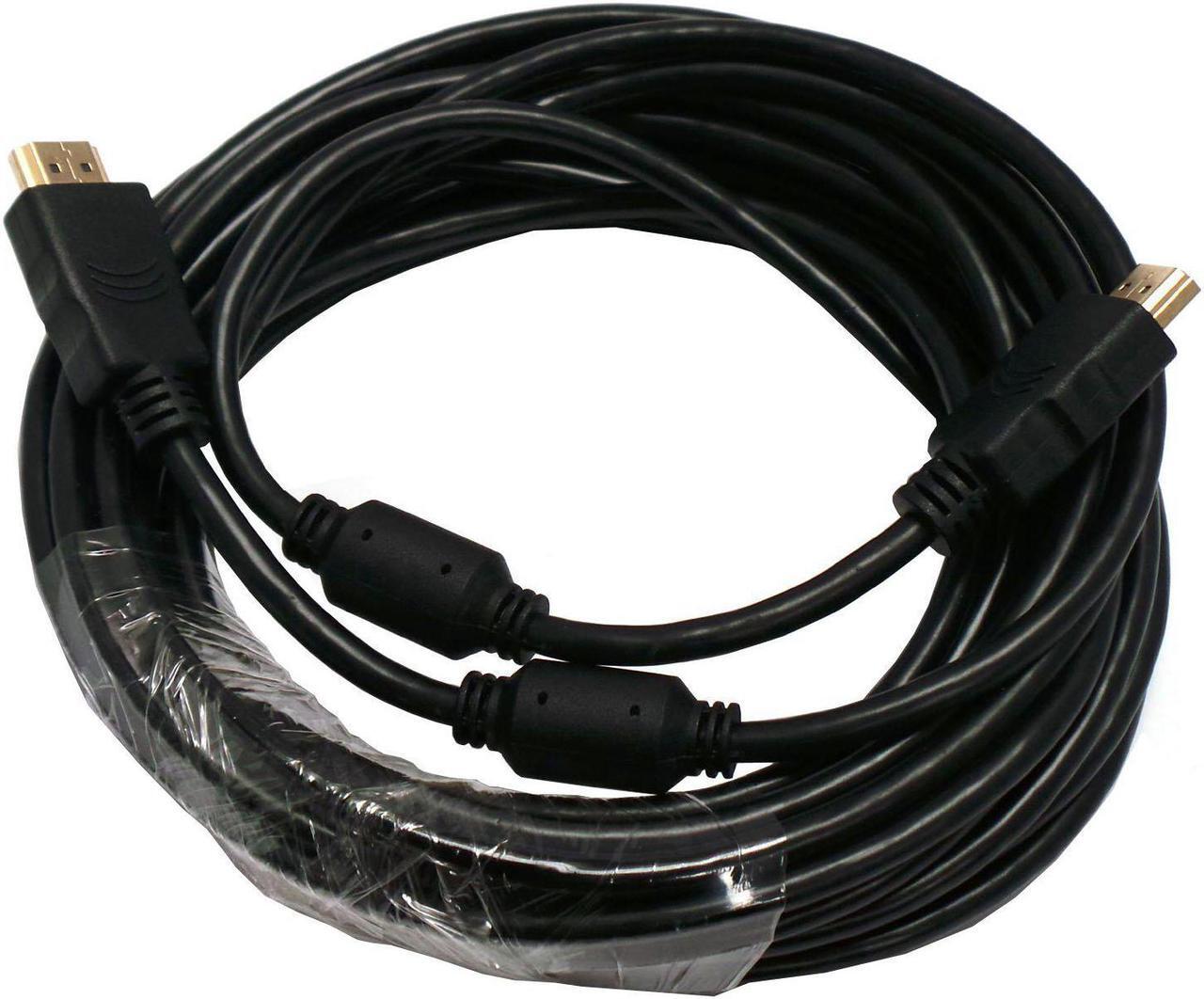 Alt view image 4 of 5 - CableVantage Premium 25 Feet 25FT HDMI CableGold Series High Speed HDMI Cable with Ferrite Core for PS4 X-Box HD-DVR Digital/Satellite Cable HDTV 1080P