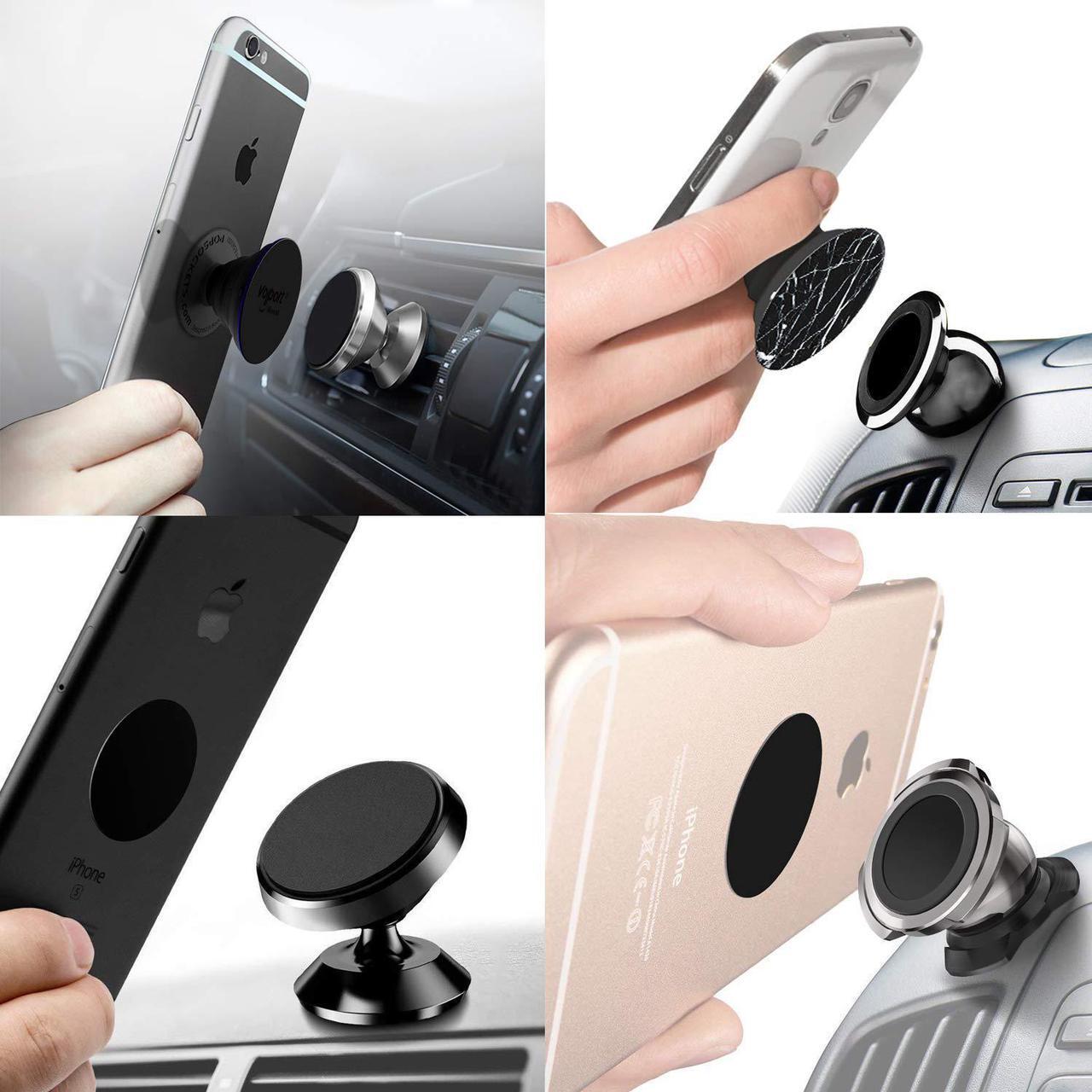 Alt view image 7 of 7 - Sticky Adhesive Compatible with Pop Socket, VOLPORT 3M VHB Double Sided Tape Sticker Pads Compatible Pop-Socket with Round Magic Metal Plate Replacement Kit for Magnetic Phone Car Mount Magnet Holder