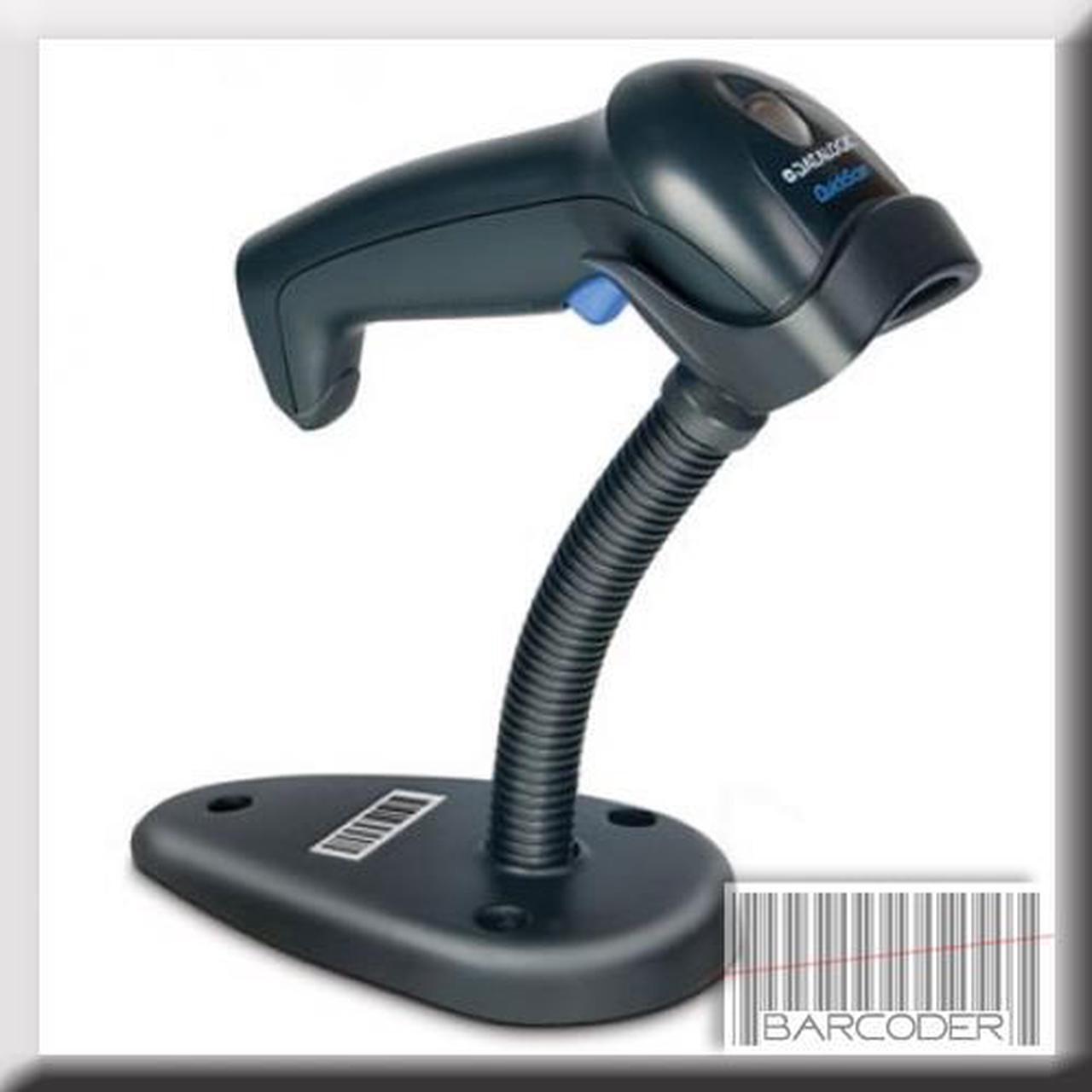 Alt view image 3 of 5 - Datalogic QuickScan QD2131 General Purpose Handheld Corded Linear Imager, USB Kit, Black - QD2131-BKK1S