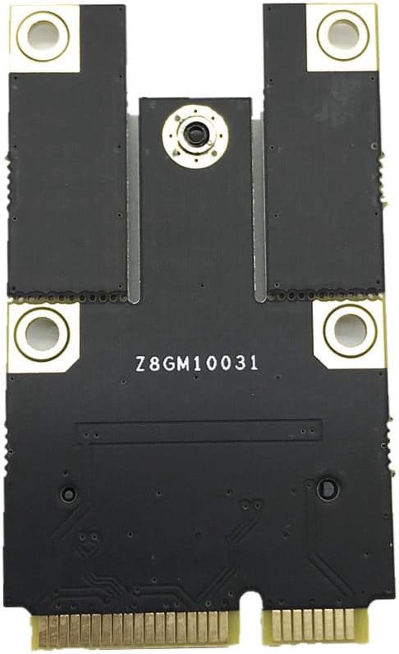 Alt view image 4 of 6 - M.2(NGFF) WIFI WLAN Card Module to Mini PCI-E Express Adapter Converter& IPEX MHF4 to IPEX U.FL Antennas set