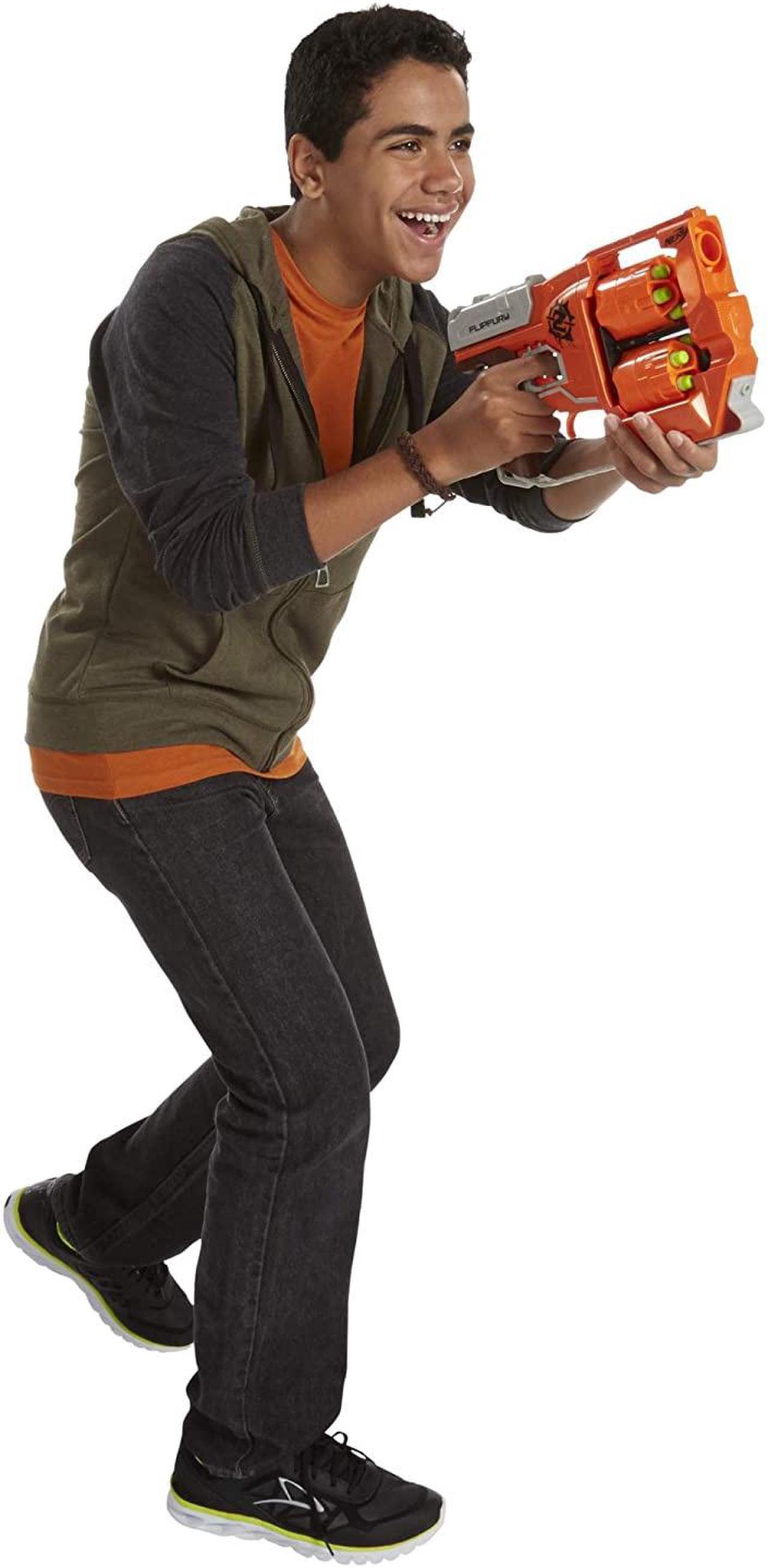 Alt view image 4 of 7 - Nerf Zombie Strike FlipFury Blaster