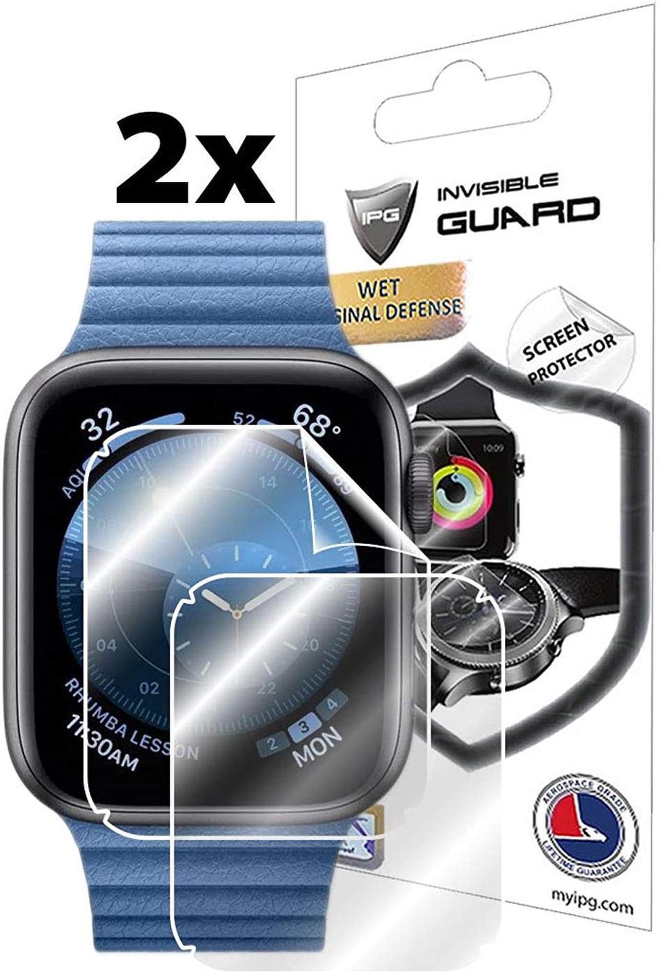 Main image of IPG for Apple Watch Series 5 (44 MM) Screen Protector (2 Units) Invisible Ultra HD Clear Film Anti Scratch Skin Guard - Smooth/Self-Healing/Bubble -Free