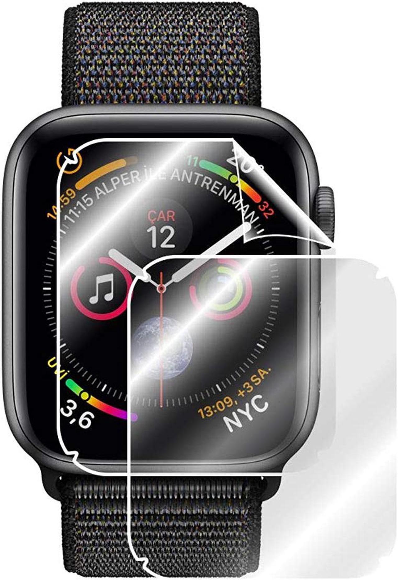 Alt view image 7 of 7 - IPG for Apple Watch Series 5 (44 MM) Screen Protector (2 Units) Invisible Ultra HD Clear Film Anti Scratch Skin Guard - Smooth/Self-Healing/Bubble -Free