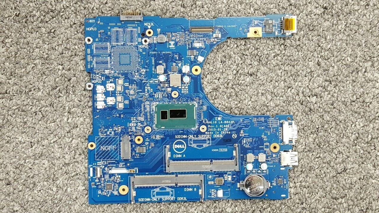 Alt view image 6 of 10 - Dell OEM Inspiron 5558 14 5458 17 5758 Motherboard System Motherboard 27C5F