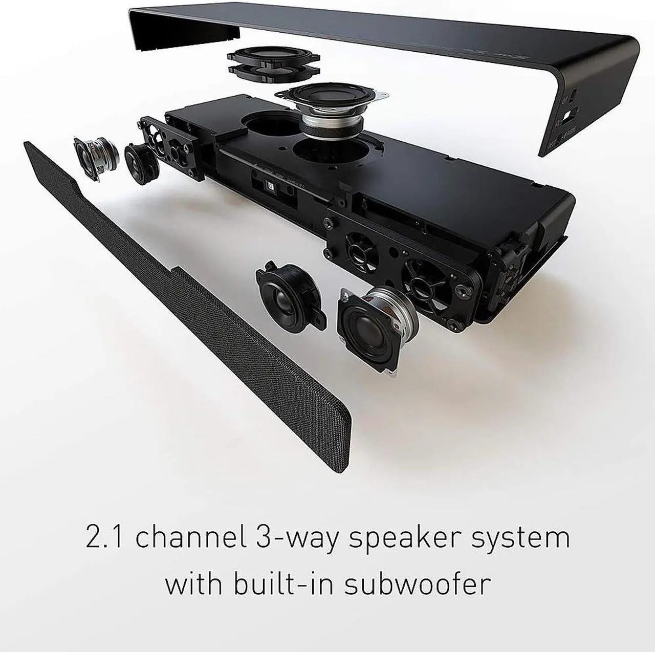 Alt view image 19 of 20 - Panasonic SoundSlayer 2.1 Channel Desktop Compact Audio Gaming Speaker with Dolby Atmos and 4K HDR Passthrough
