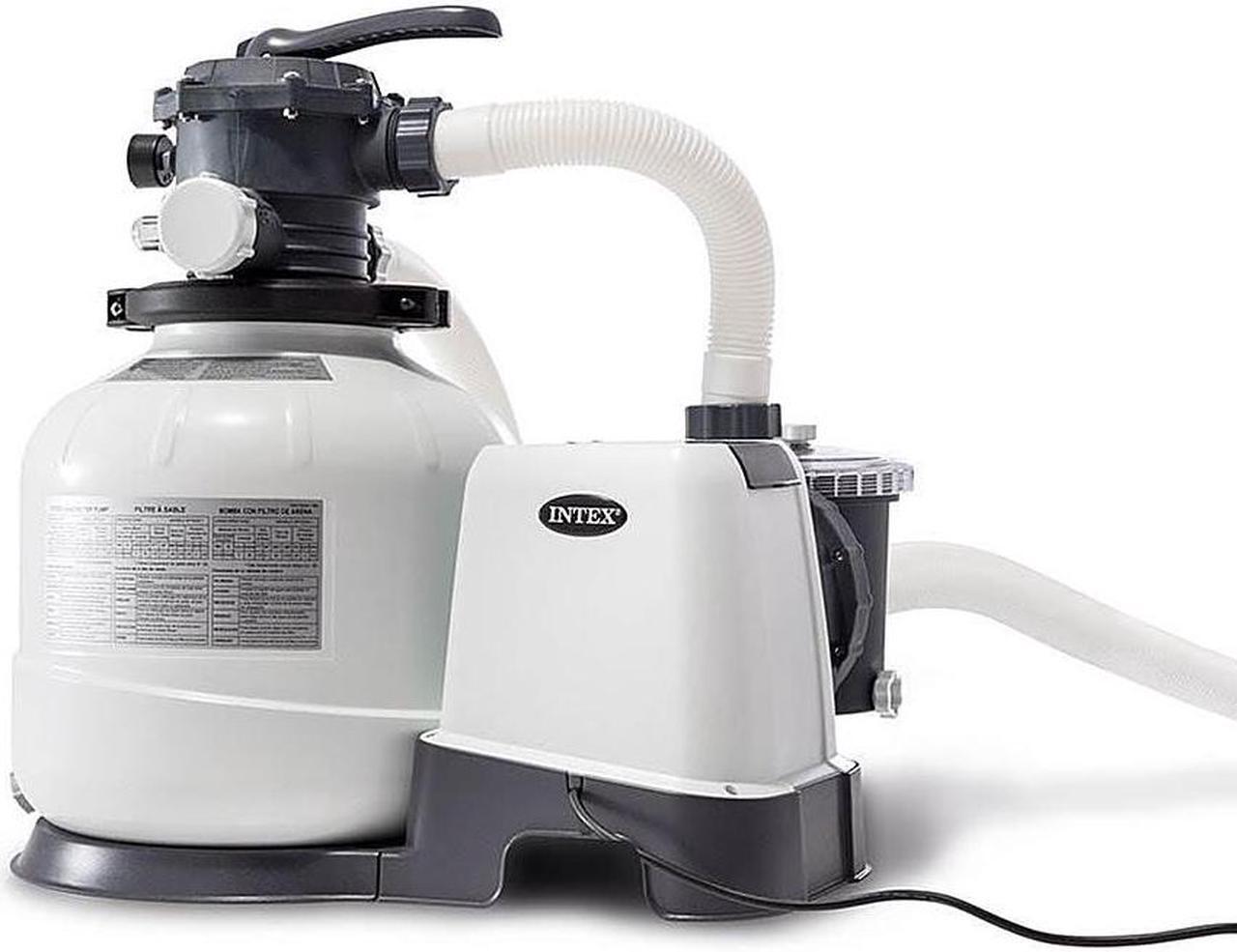 Alt view image 13 of 18 - Intex 26647EG 2800 GPH Above Ground Pool Sand Filter Pump with Automatic Timer